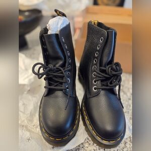 Dr. Martens Black Leather Boots 1460 Pascal